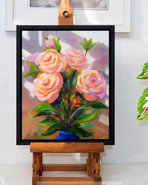 Roses And Shadows 10x8" Painting