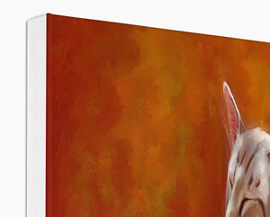 Father & Daughter - Siamese Cat Eco Canvas