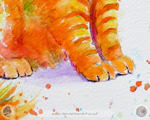 Big Red Boy - 16x12" Watercolour Painting