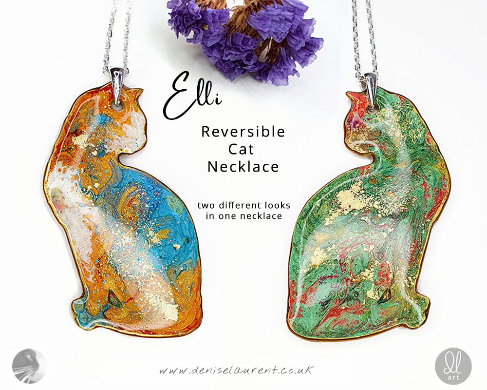 Commission A Reversible Cat Necklace