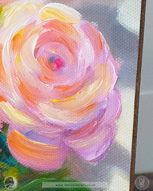 Roses And Shadows 10x8" Painting
