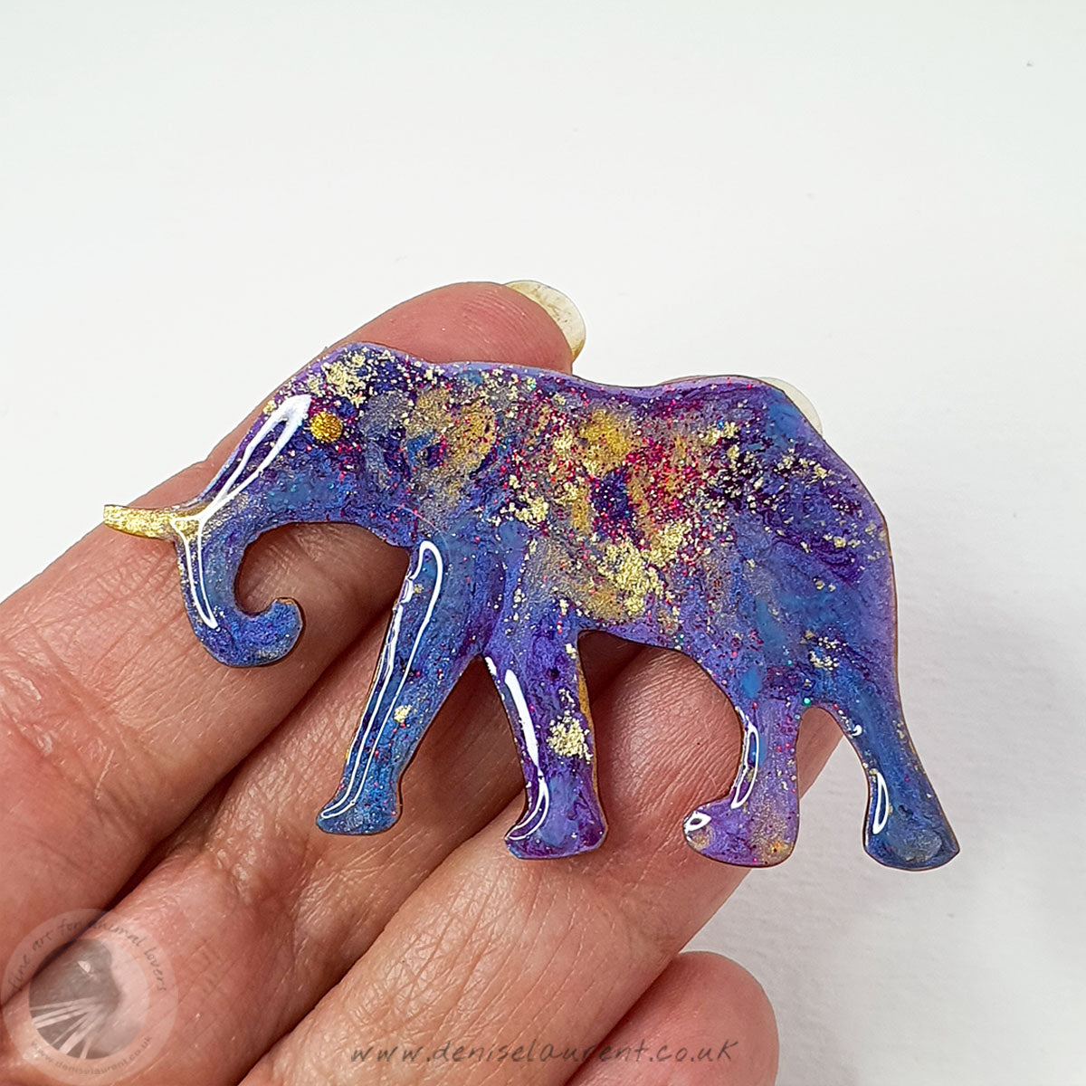 Walking Elephant Brooch No 3