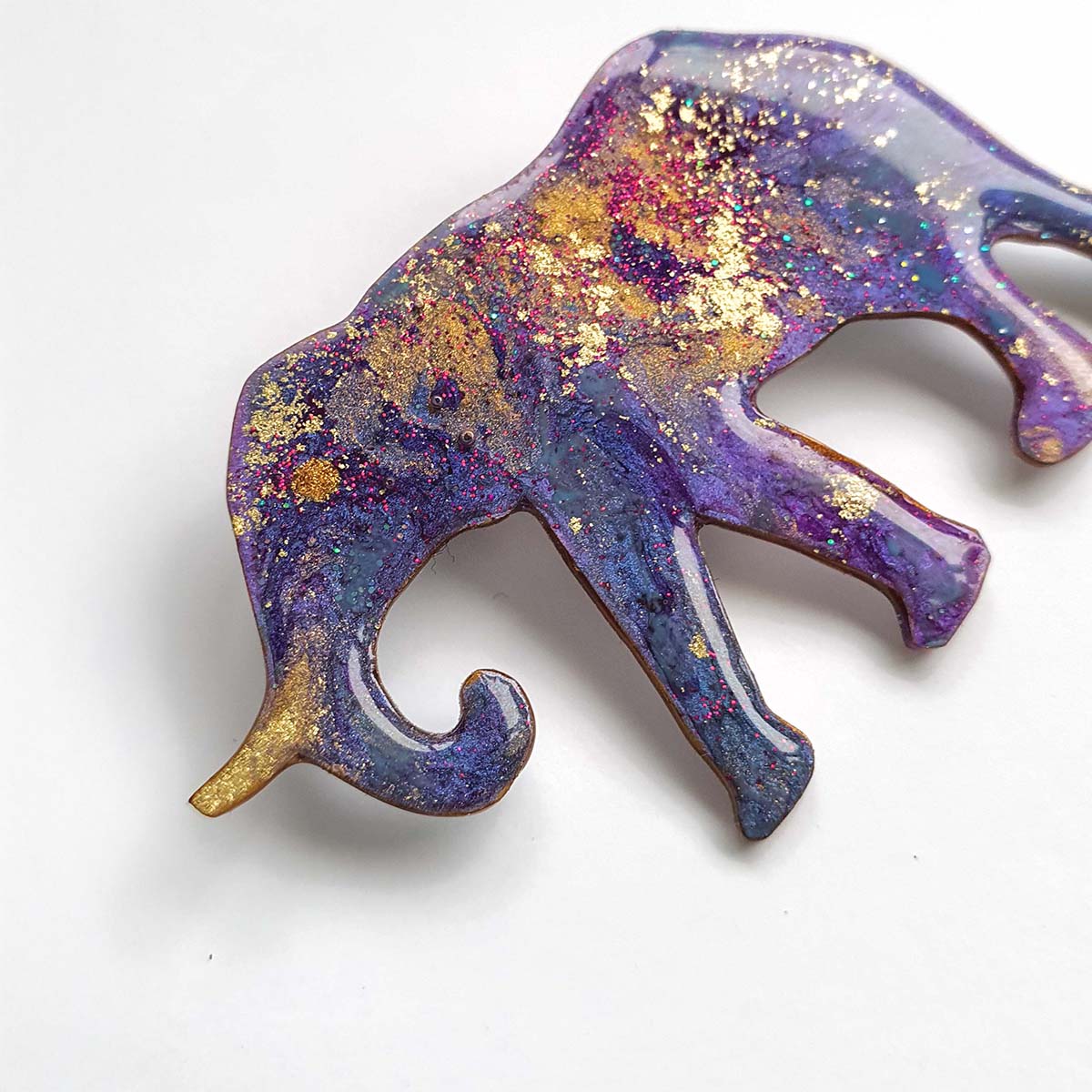 Walking Elephant Brooch No 3