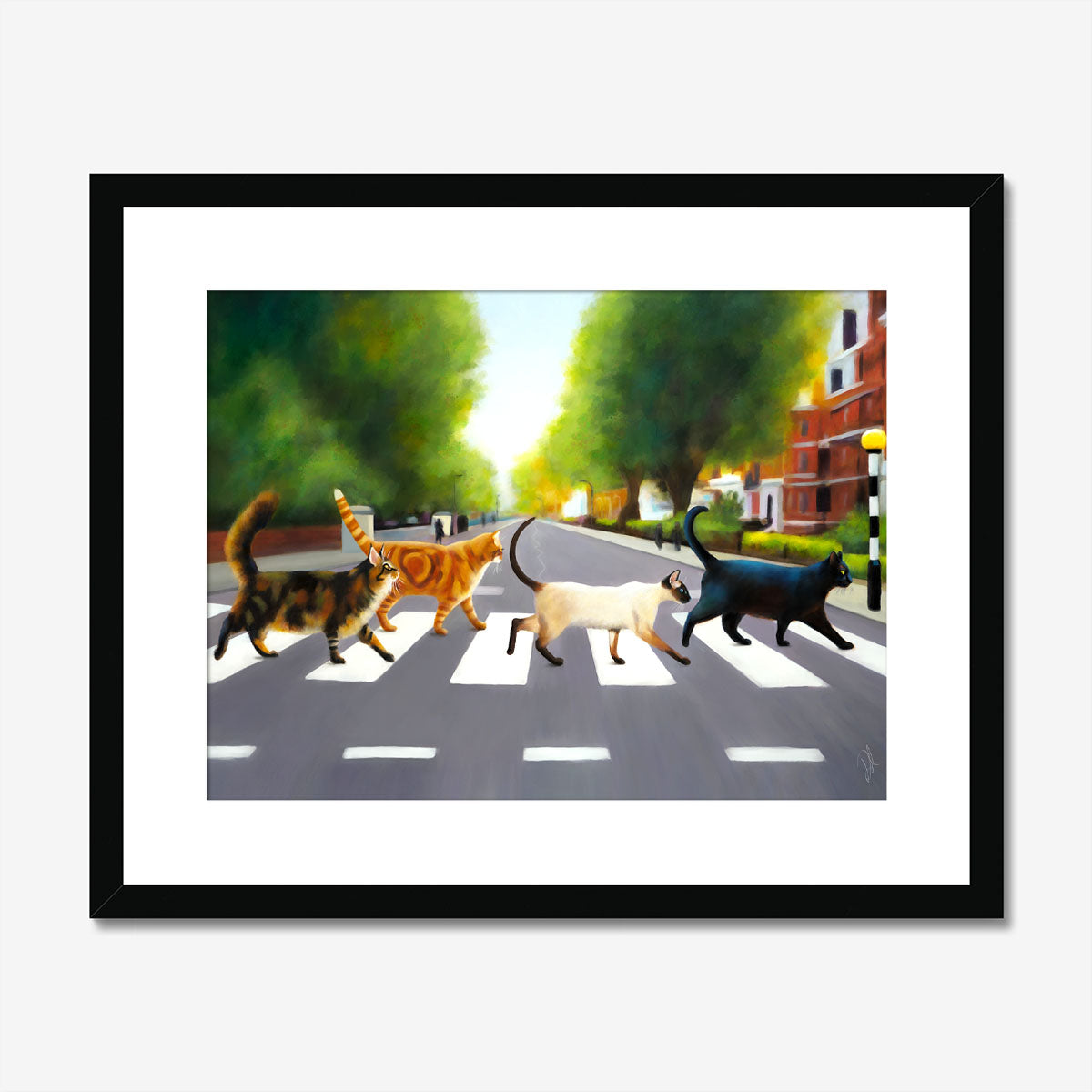 Abbey Road Cats - Fine Art Print