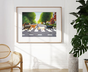 Abbey Road Cats - Fine Art Print