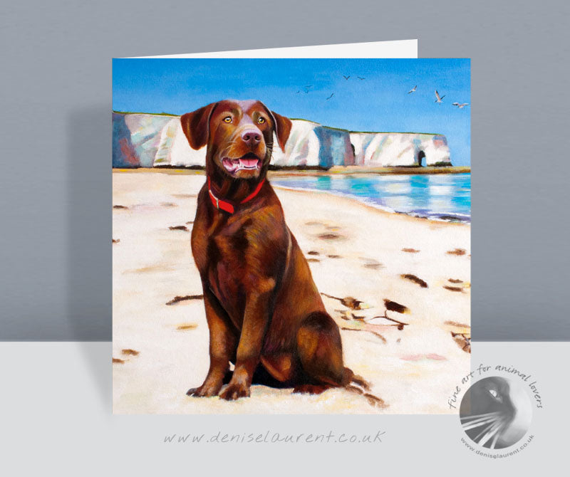 King Of The Beach - Labrador Card