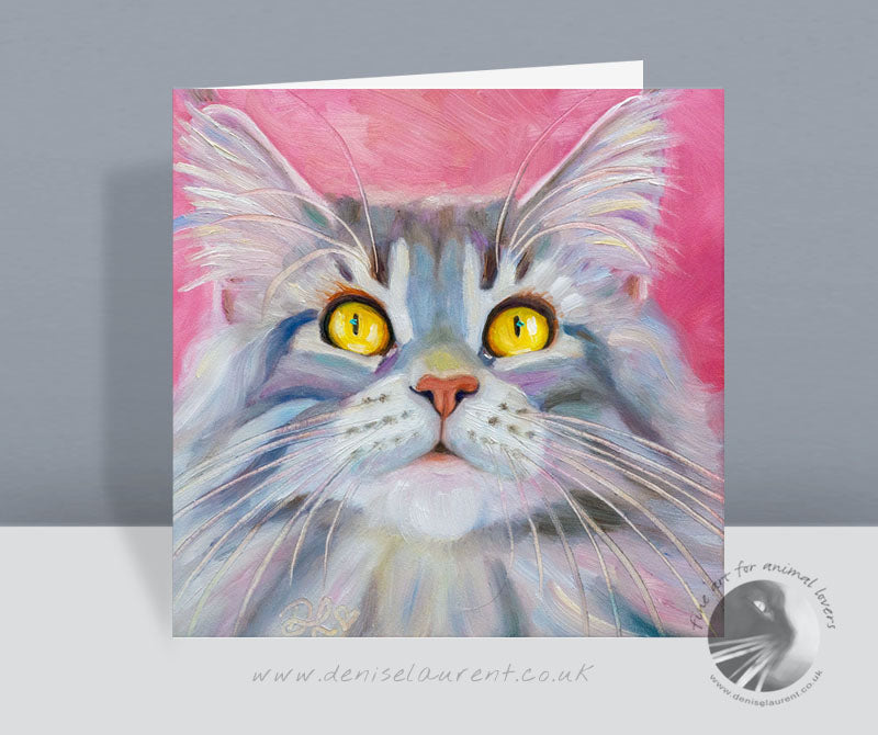 Dizzymint - Cat Card