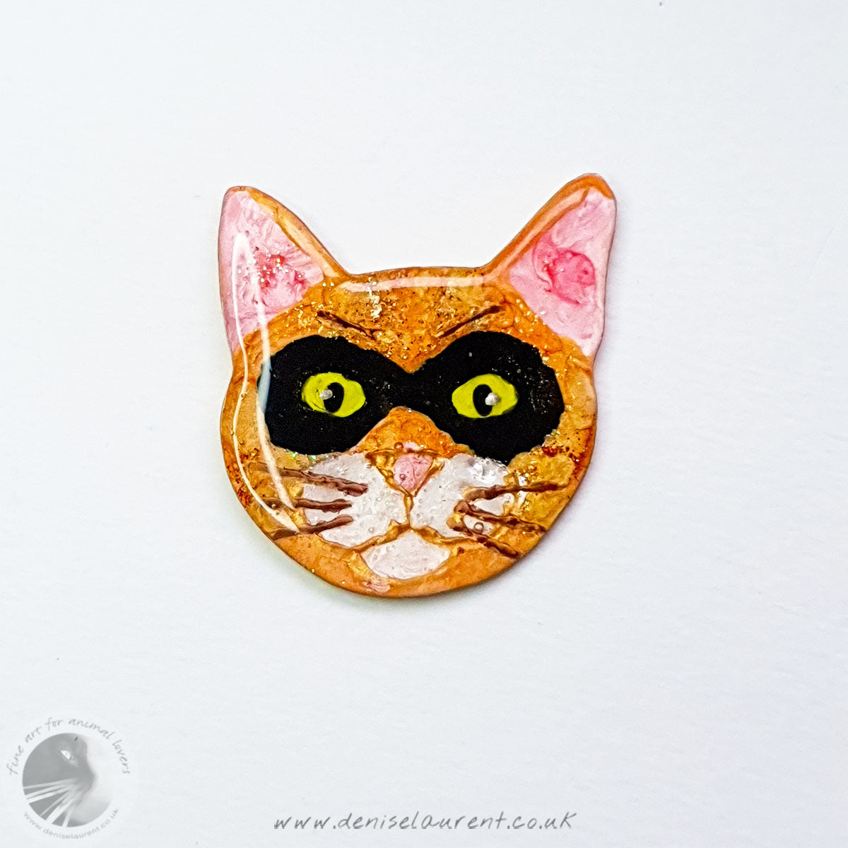 Catitude Cat Brooch - Zorro