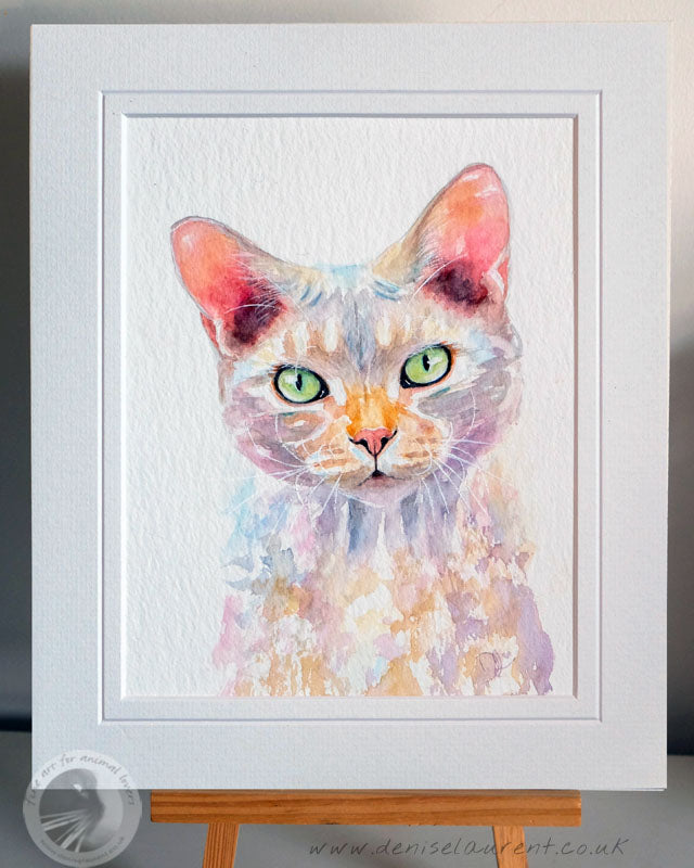 Esme Watercolour Painting  Commission
