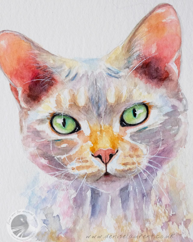 Esme Watercolour Painting  Commission