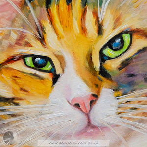 Essie 6x6 Oil Painting