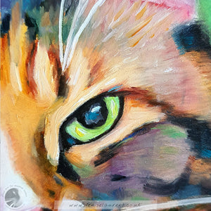 Essie 6x6 Oil Painting