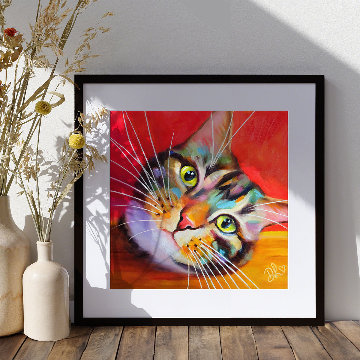 Here's Looking At You Kid - Tabby Cat Art Print