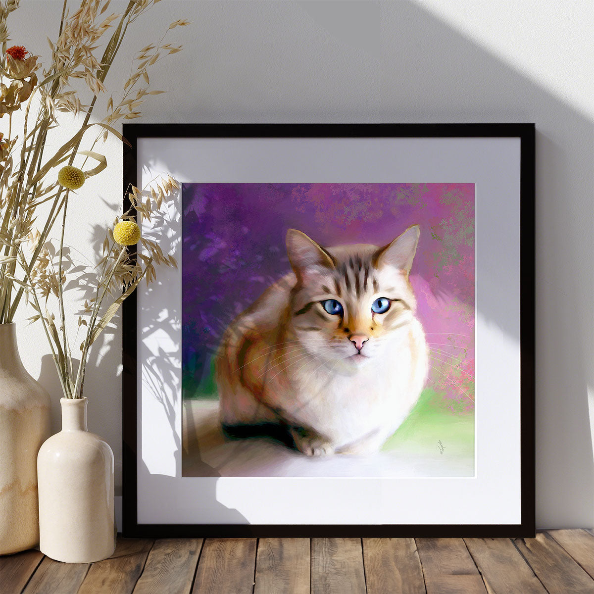 Lavender Cat - Bengal Cat Art Print