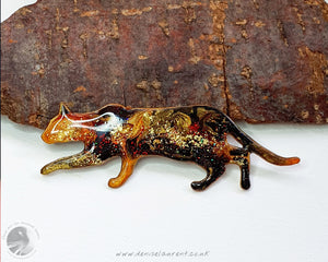 Stalking Cat - Brooch No 18