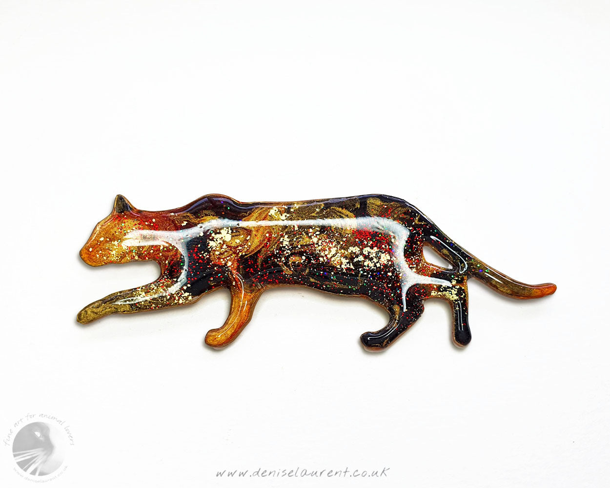 Stalking Cat - Brooch No 18