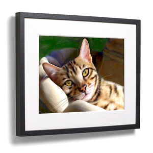 Starry Eyed - Bengal Cat Print
