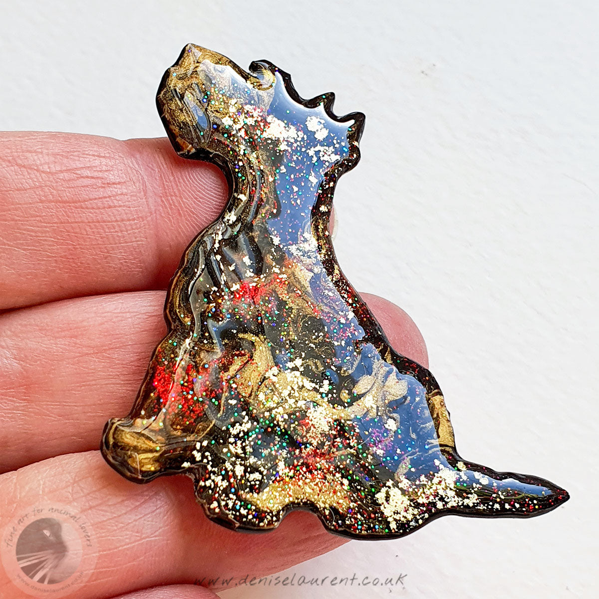 Whisky - Scottie Dog Brooch No 7