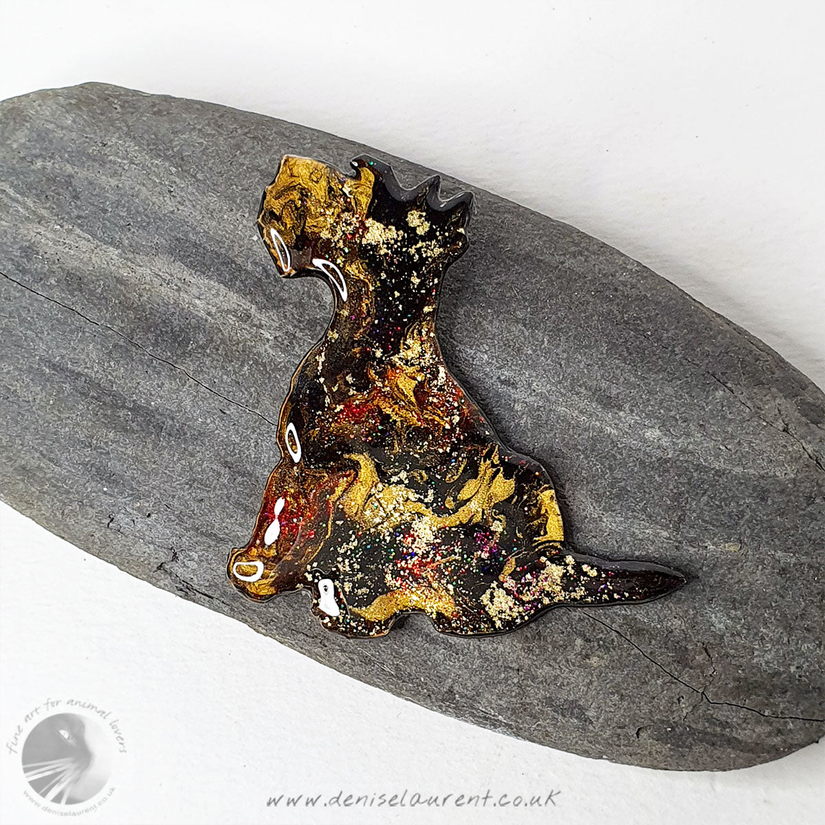 Whisky - Scottie Dog Brooch No 7