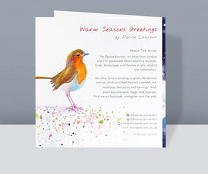 Robin Christmas Card