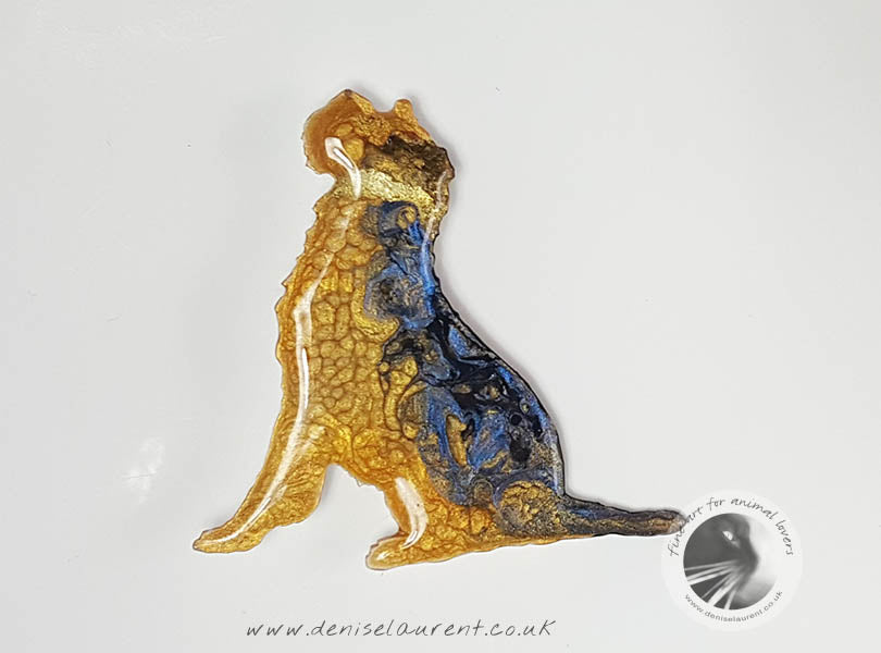 Border terrier Dog Brooch