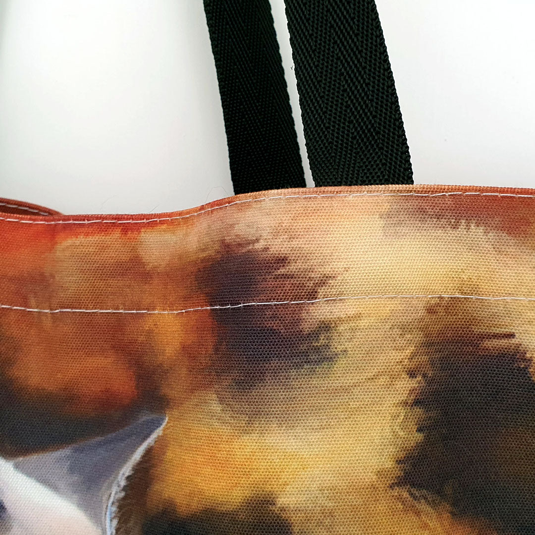 Sleeping Siamese Canvas Tote Bag