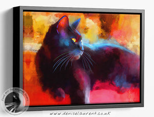 Close-up of the 'Day Dreamer - Framed Canvas Print'.