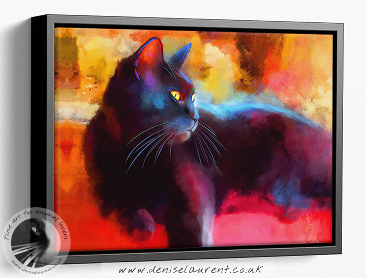 Close-up of the 'Day Dreamer - Framed Canvas Print'.