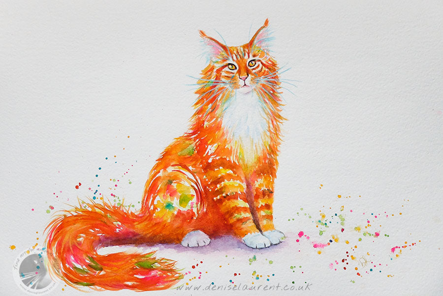 Freddie - 16x12" Watercolour Painting