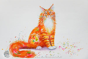 Freddie - 16x12" Watercolour Painting