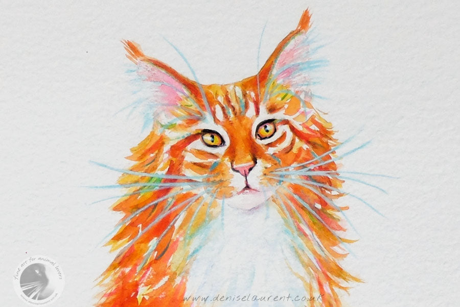 Freddie - 16x12" Watercolour Painting