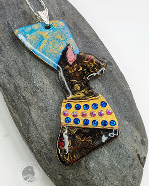 Egyptian Cat Pharaoh Necklace