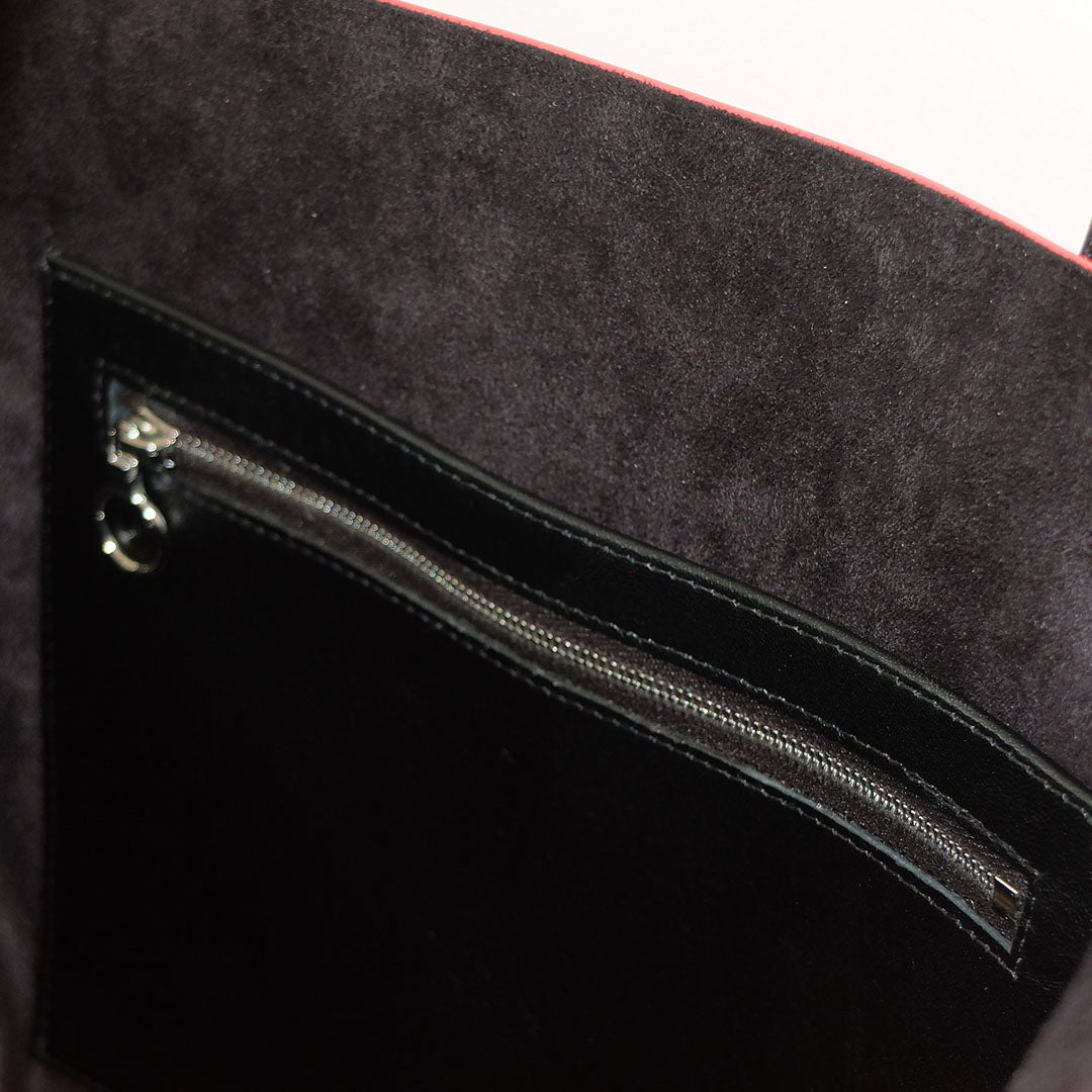 Firecracker Leather Tote Bag