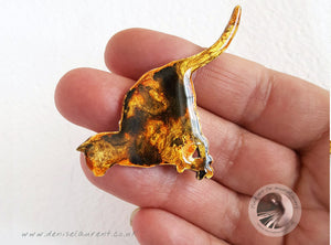Running Cat Brooch
