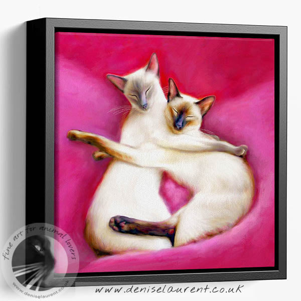 Sugar Plum Fairies - Siamese Cat Art Print