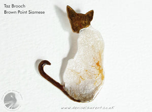 Commission A Cat Brooch