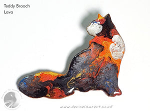 Commission A Cat Brooch