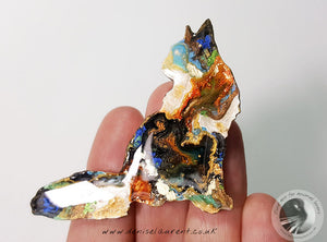 Longhaired Cat Brooch - Teddy