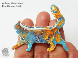 Commission A Cat Brooch