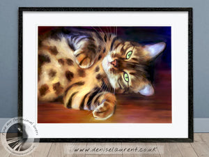 Bengal Babe Cat Print