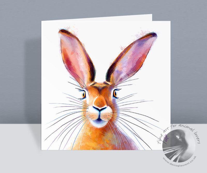 Peek A Boo - Hare Card