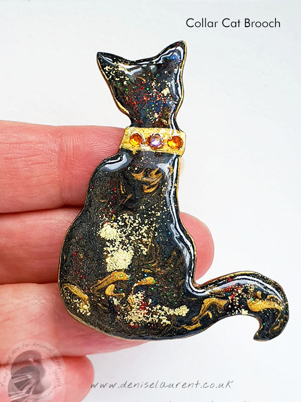 Commission A Cat Brooch