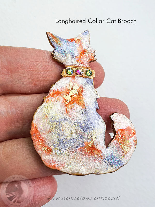 Commission A Cat Brooch