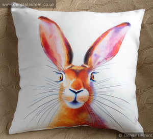 Peekaboo Hare Cushion