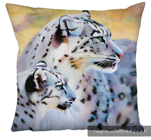 Snow Leopard Cushion