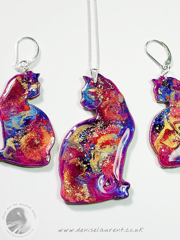 Commission A Reversible Cat Necklace