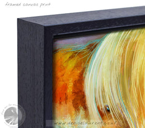 Goldilocks - Highland Cow Art Print