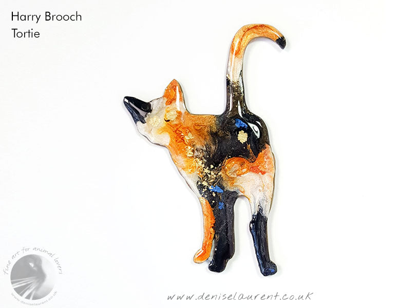 Commission A Cat Brooch