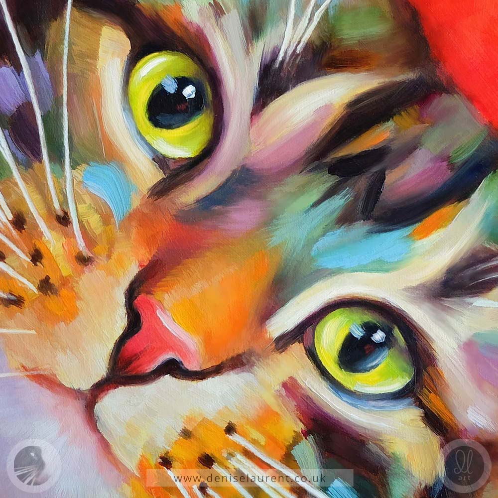 Here's Looking At You Kid - Tabby Cat Art Print