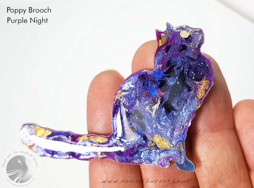 Commission A Cat Brooch